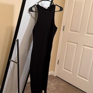 Forever 21 Black midi body con dress Small